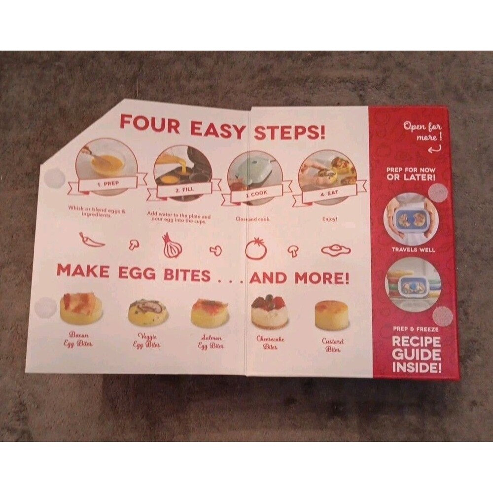 Dash Egg Bite Maker. 4 Bites. - Picture 6 of 8